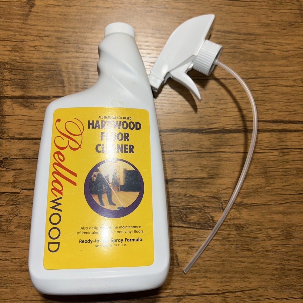 Bellawood Hardwood Floor Cleaner Ready To Use Spray With Pump, 32 Oz - NWT